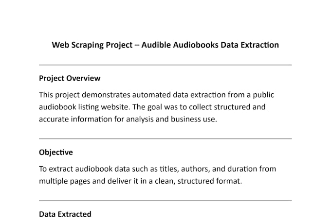 do python web scraping, data extraction and data mining